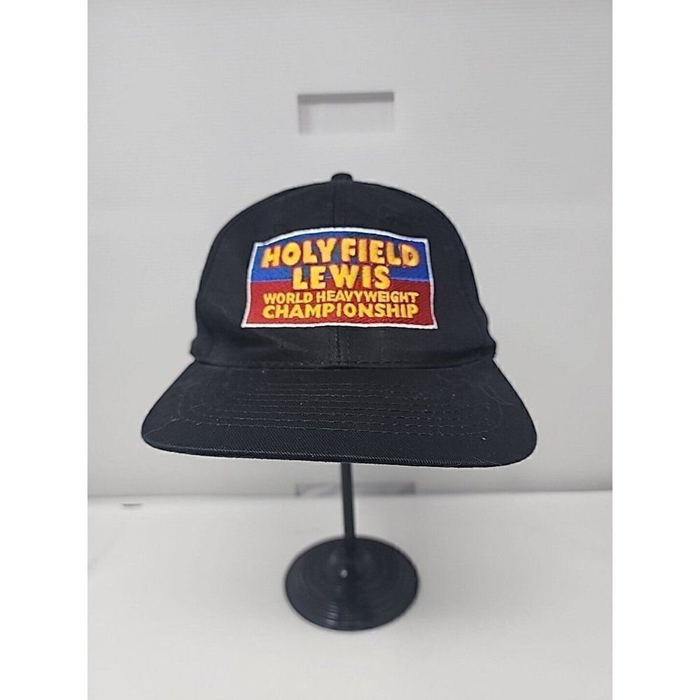 Vintage Nwot 1999 Holyfield Lewis World Heavyweight Championship Snapback Hat